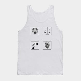 4 Virtues of Stoicism Tank Top